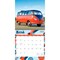 Magic Bus | 2026 12 x 24 Inch (Hanging) Monthly Square Wall Calendar | Plastic-Free